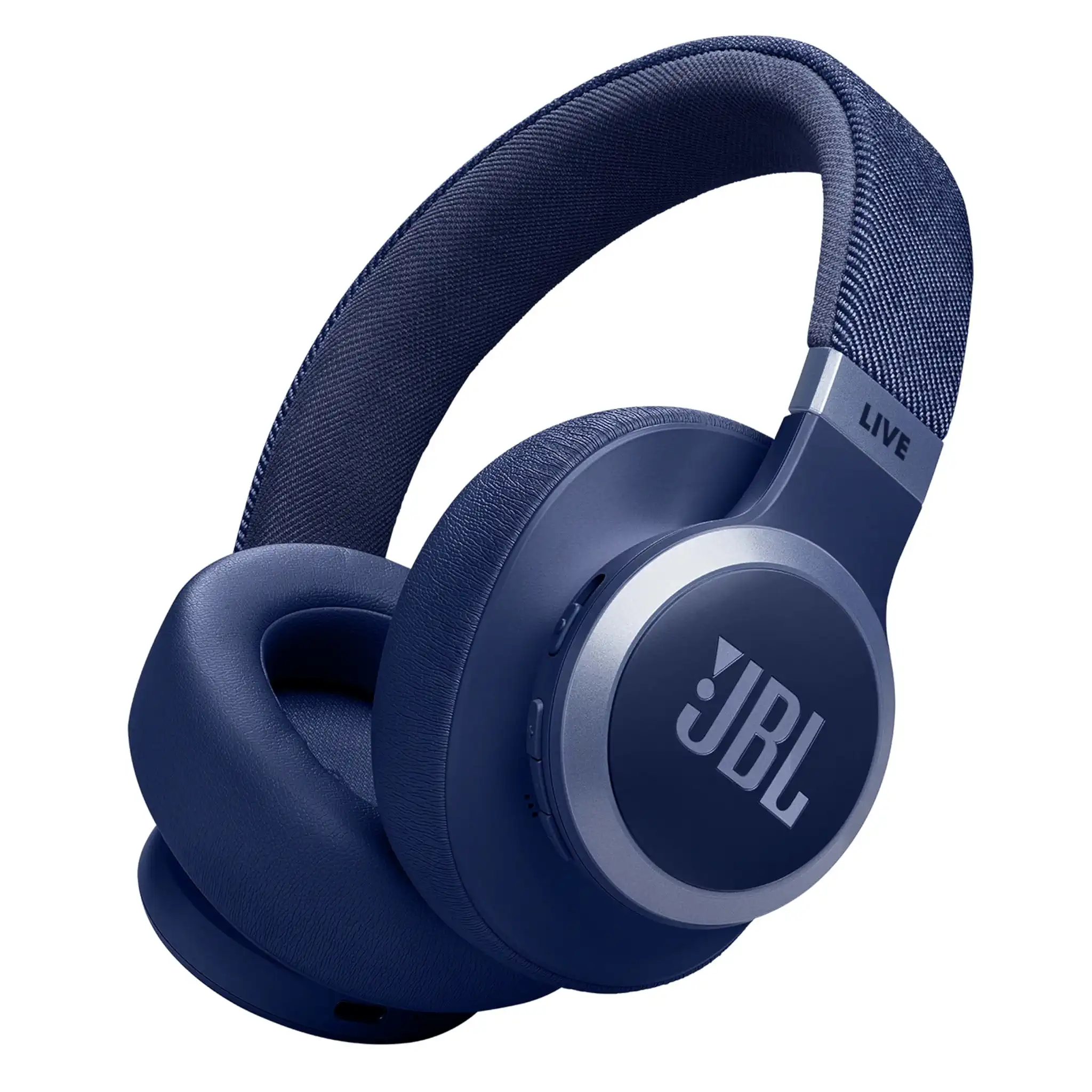 JBL Live 770 NC – Bluetooth Over-Ear-Kopfhörer mit adaptivem Noise-Cancelling – Kabellose Ohrhörer mit JBL Signature Sound und Sprachassistent – Langer Musikgenuss für bis zu 65 Stunden – In Blau