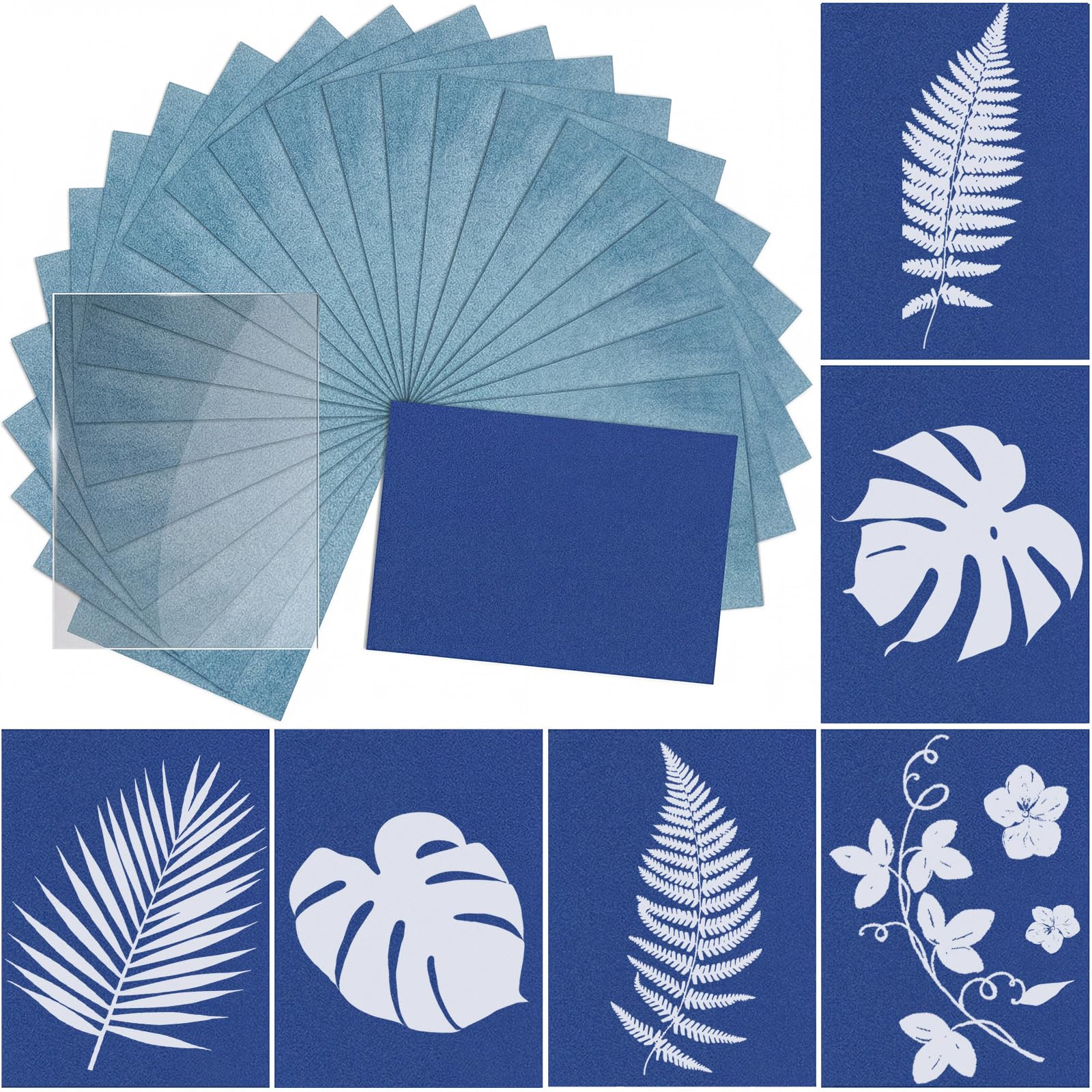 Dispowreath 120 Sheets Sun Print Paper