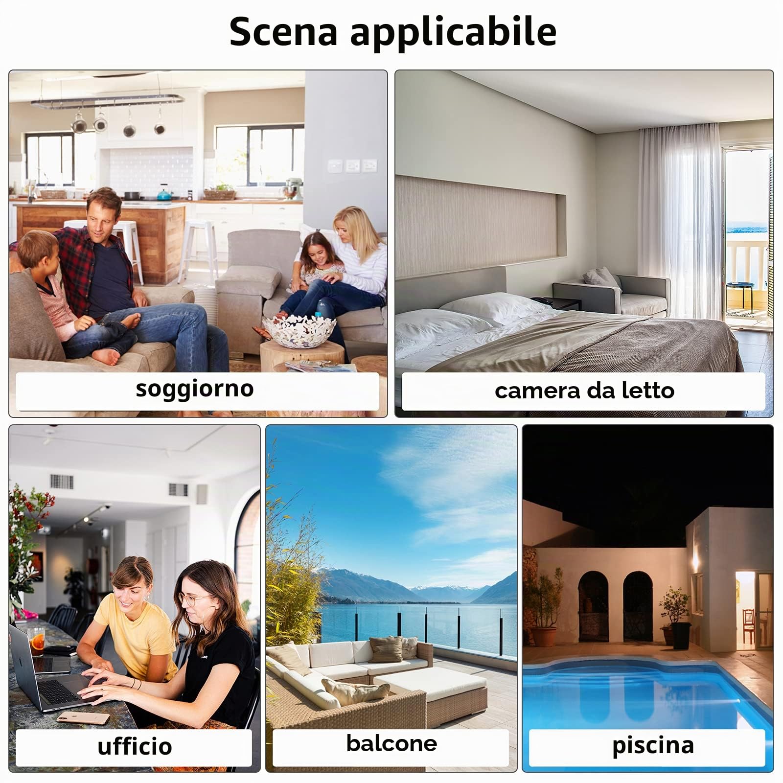 Paravent 260 x 180 cm, divisorio grande da giardino, divisorio per balcone, protezione privacy, 3 pezzi, paravento per uffici, balconi, antracite