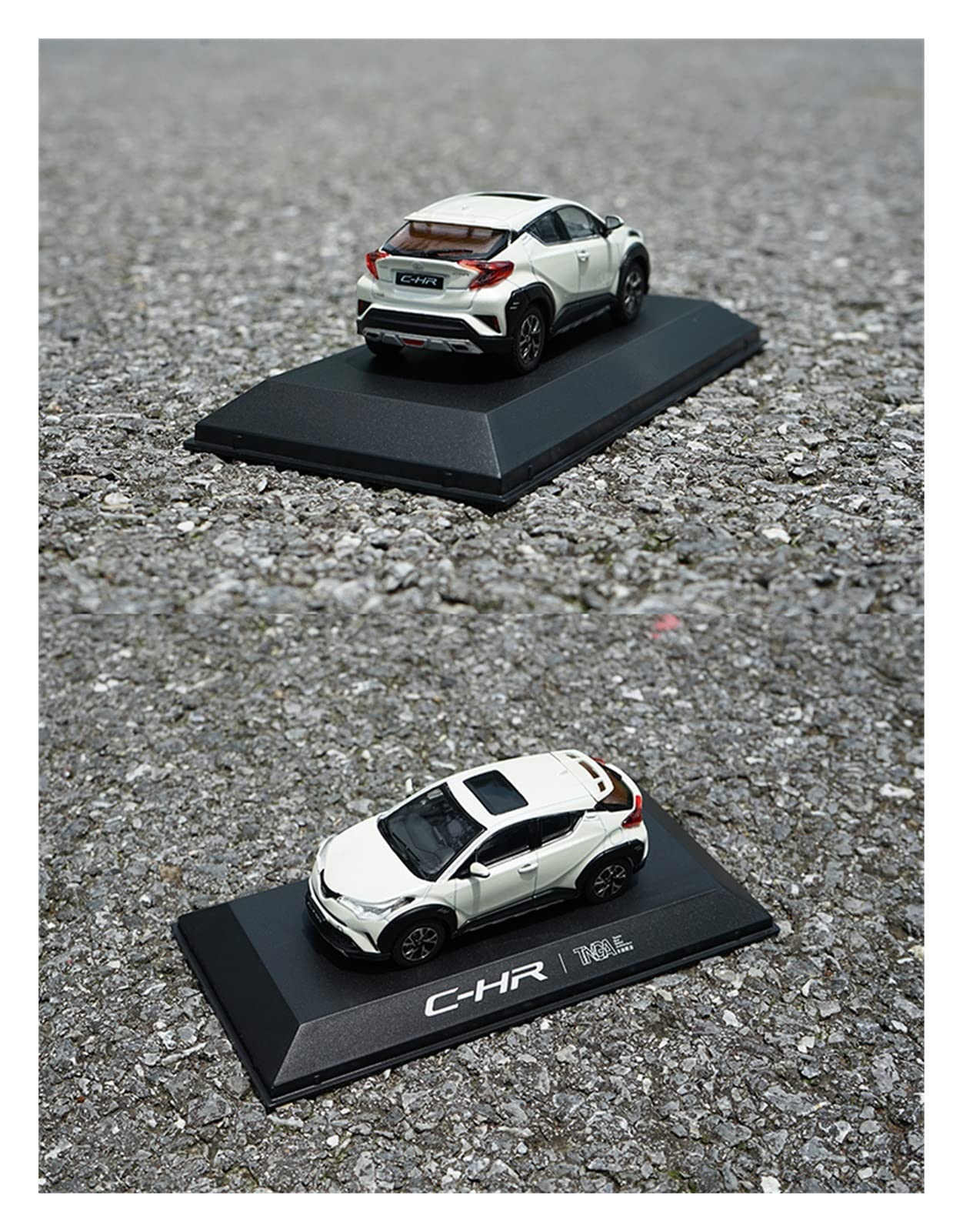 Veicoli a Motore in Scala 1/43 per Toyota C-HR CHR SUV Simulazione Mini Modello di Auto in Metallo Pressofuso Veicolo Adulto Collezione di Souvenir Modello di Auto Replica