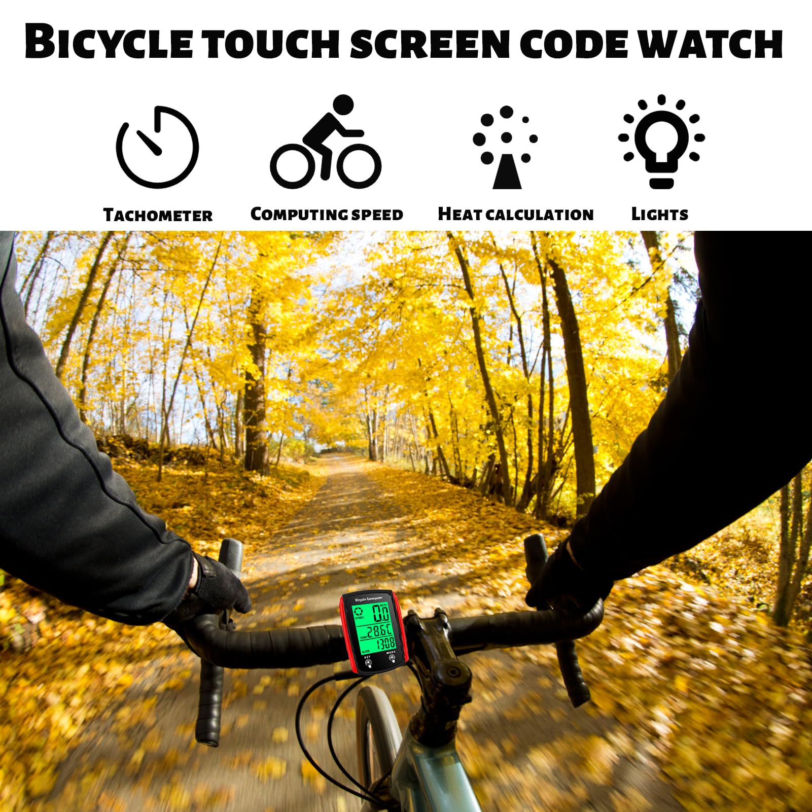 Coospo bc107 vélo sans fil intelligent gps ordinateur vélo odomètre vtt