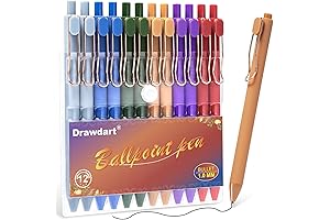 12-Pack Smooth Ball Point Pens - Effortless Writing for a Seamless Experience