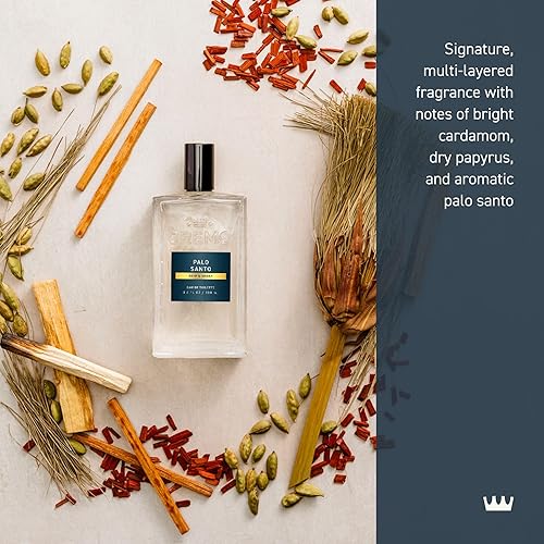 Miniatura 2 de Cremo Cologne For Men - Palo Santo - Espray de colonia para hombre, una combinación de cardamomo brillante, papiro seco y Palo santo aromático