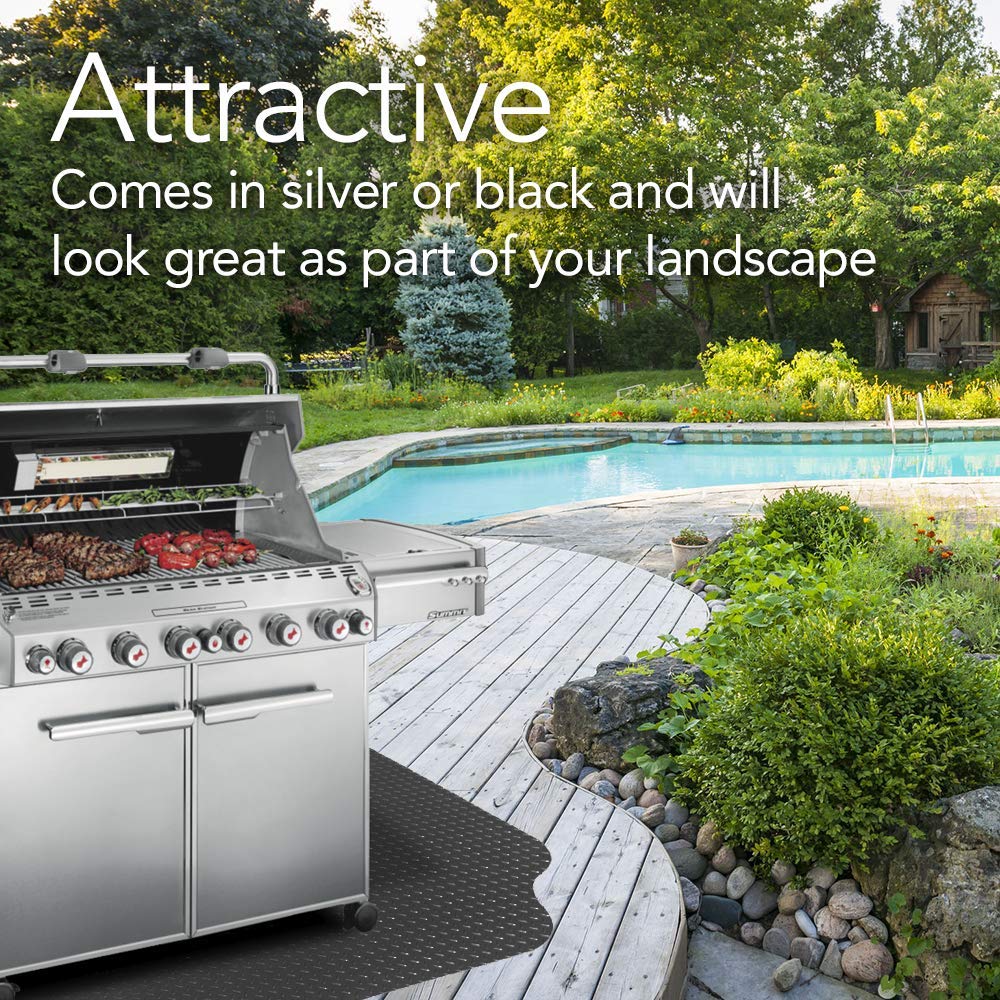 Resilia X-Large Under Grill Mat Black 57 In. X 47 In. GG_OP_Bl_57 - The - View #11