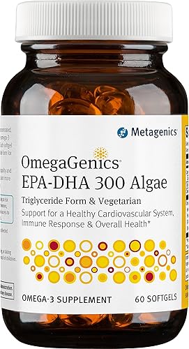 Metagenics OmegaGenics Algas EPA-DHA 300 Suplemento dietético, 60 unidades