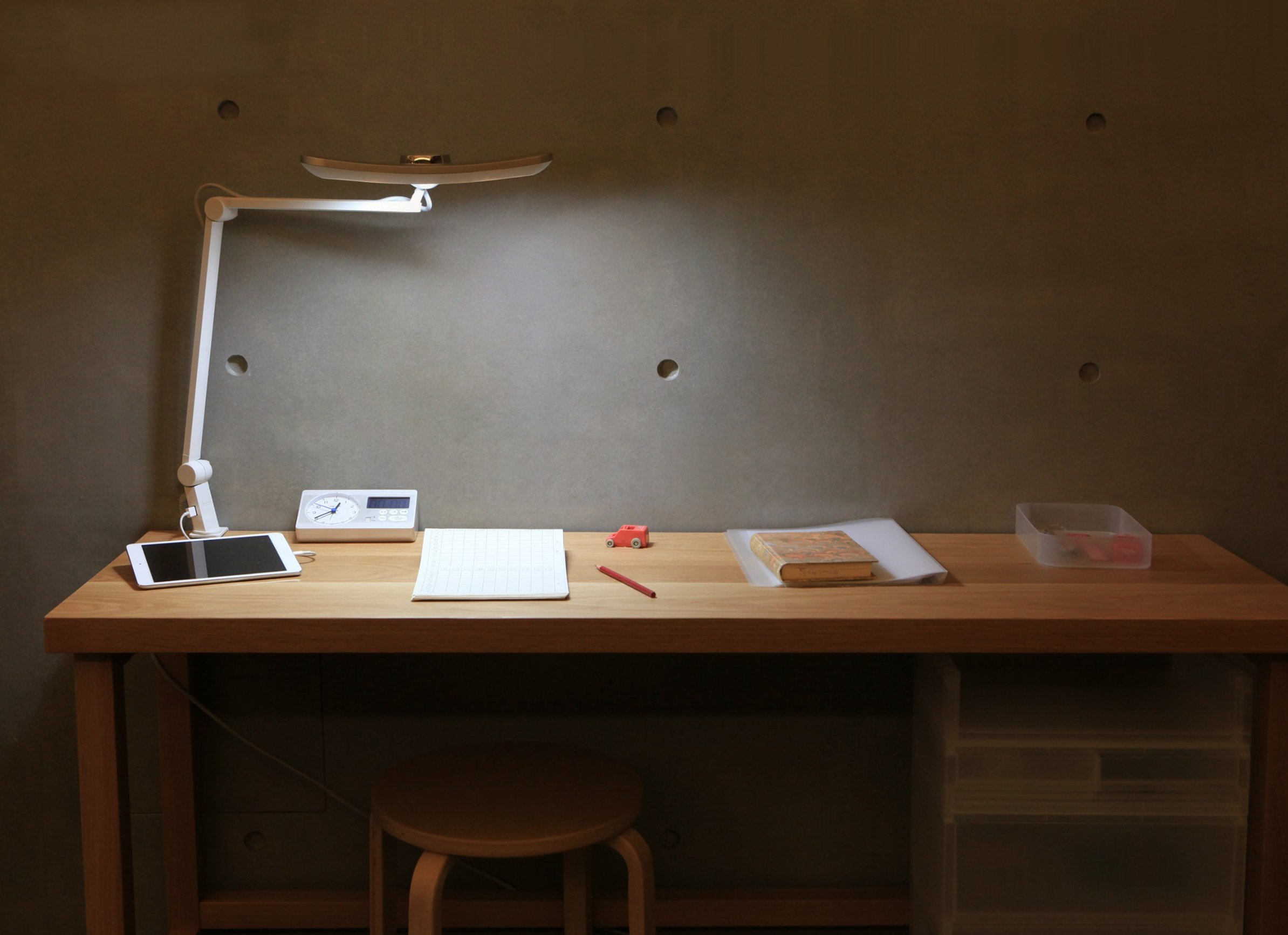 Image secondaire de Pince pour BenQ WiT lampe de bureau | Acier | Blanc | Installation facile | Robuste | Haute qualité