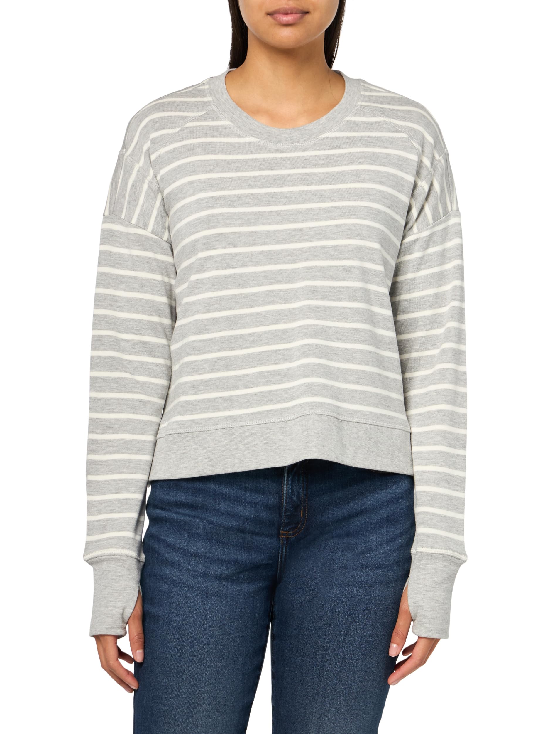 Women's After Class Longline Crewneck With Side Slit Sweatshirt