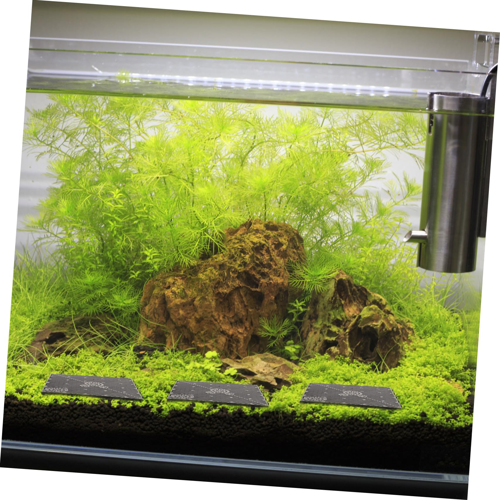 PVC Aquarium Bodenfilterplatte 20 Stück Robustes PVC Spleißbare Filterplatten Für Effiziente Wasserfiltration Im Fischtank Für Drachenfische Und Meerwasser Aquarien