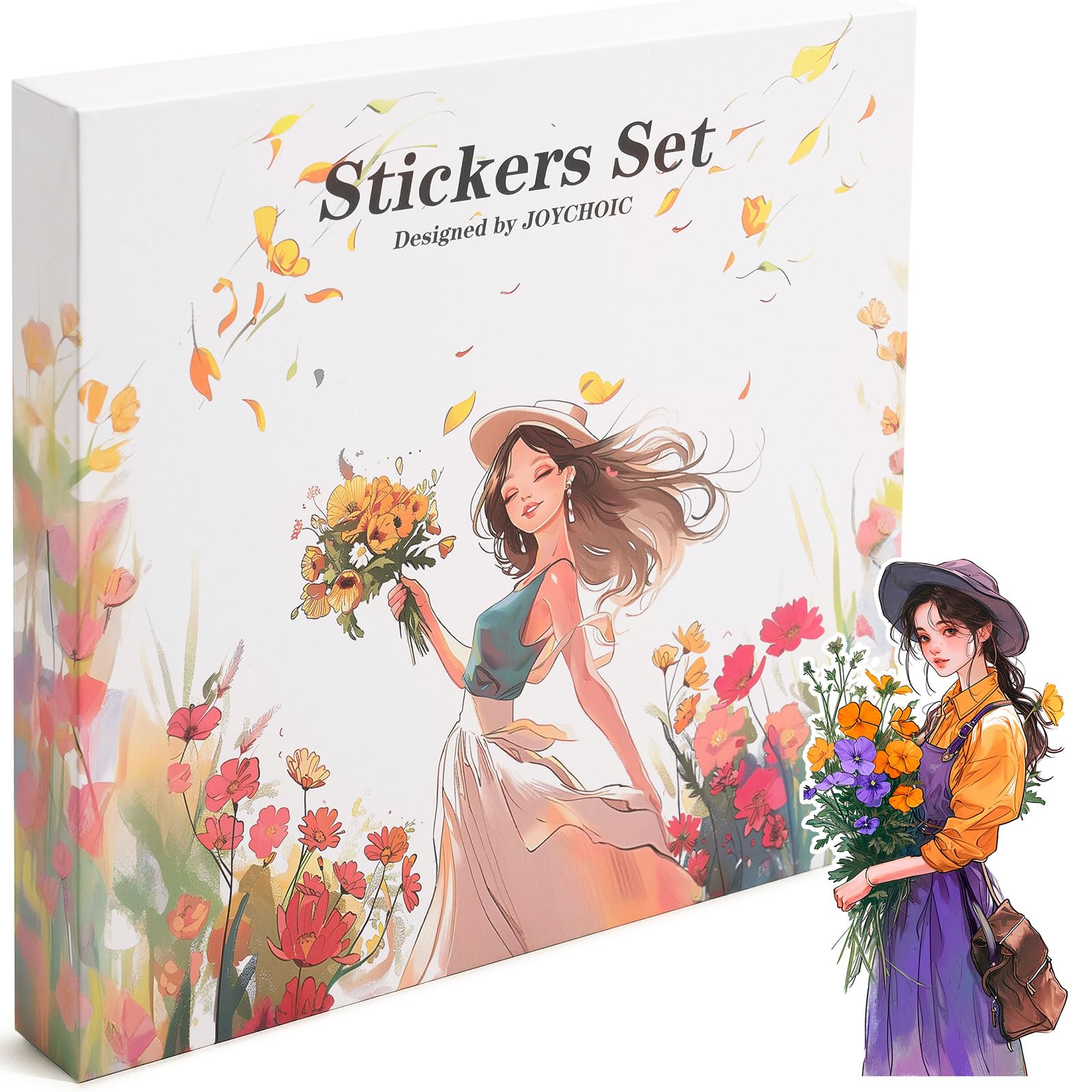 Scrapbook Stickers Set, 240Pcs People Sticker for Journaling and Scrapbooking, Junk Journal Supplies, Washi Materials, Women Ladies Planner DIY Arts Craft