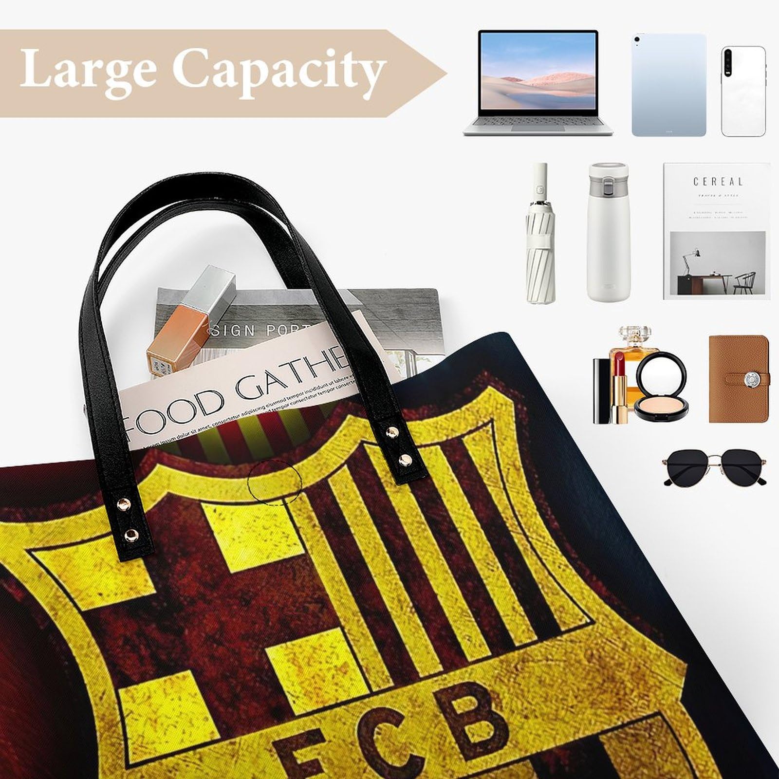 Amazon.co.jp: FCバルセロナ トートバッグ レディース ハンドバッグ