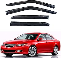 Vista 46 de KPY Moldura deflectora de viento con protección contra la lluvia compatible con GMC Terrain 2018-2023, 4 unidades, para ventana lateral, autoadhesiva