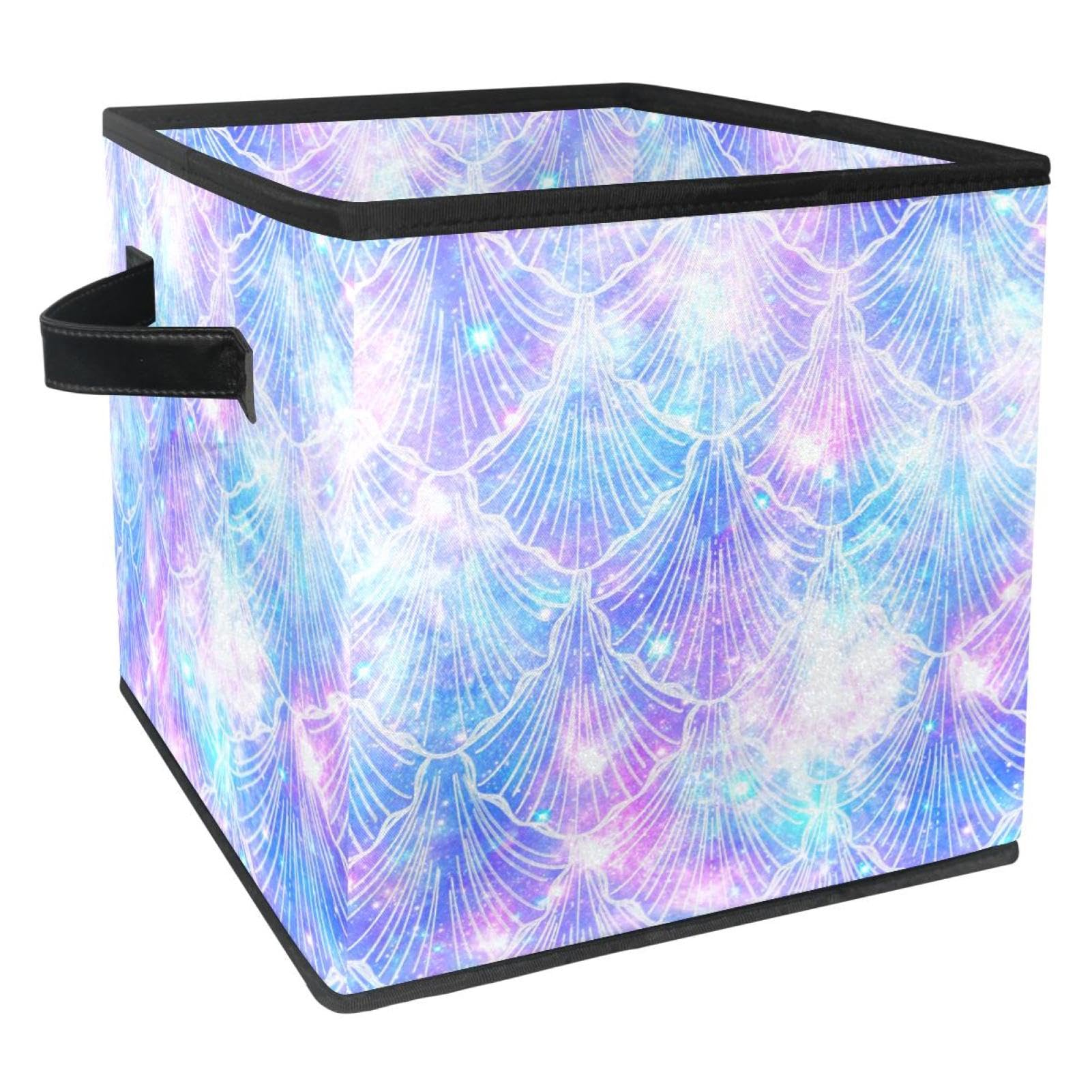 Boîte de rangement pliable en tissu cube pour ranger les jouets et vêtements