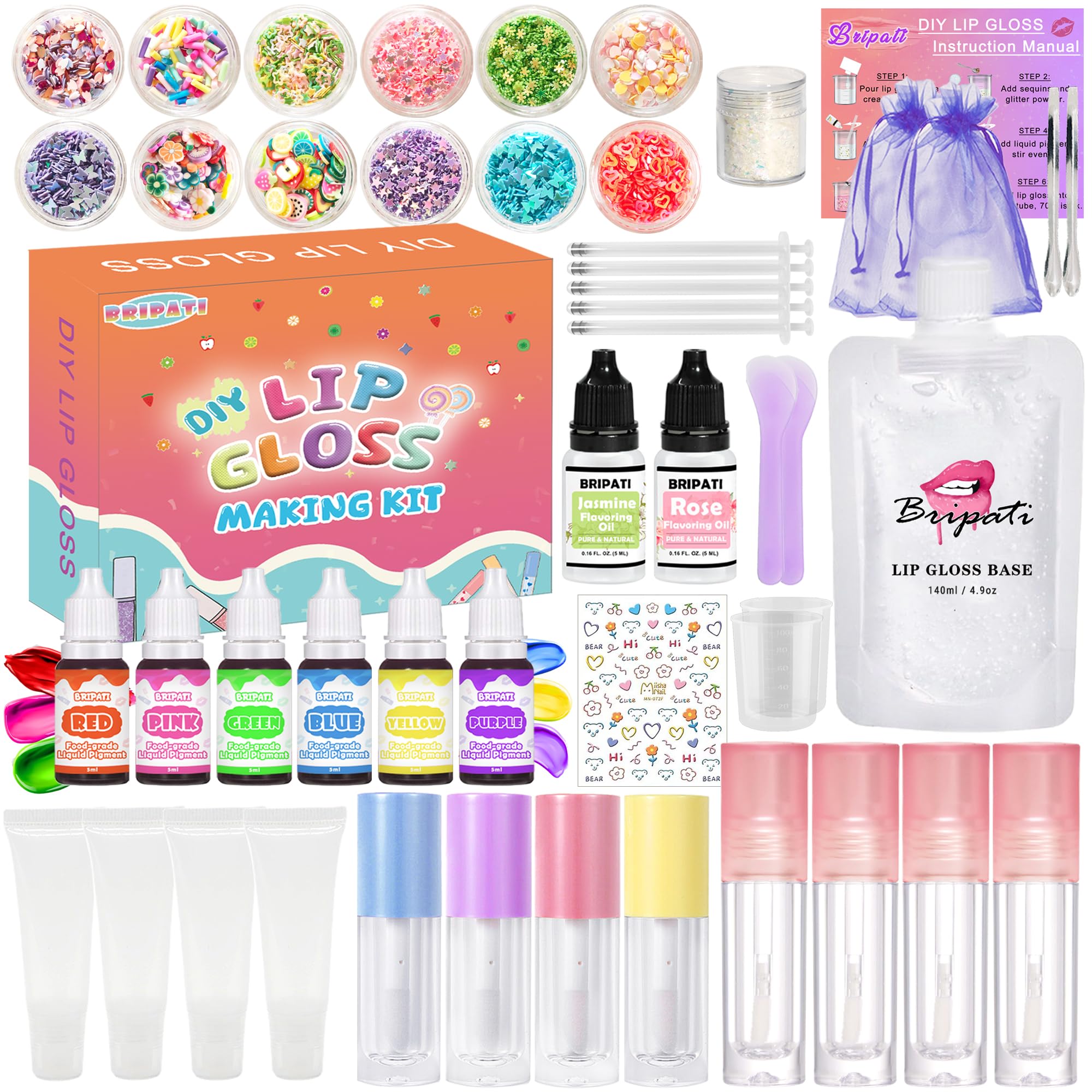 DIY Lip Gloss Making Kit All-in-One to Make Lipstick Set for Girl