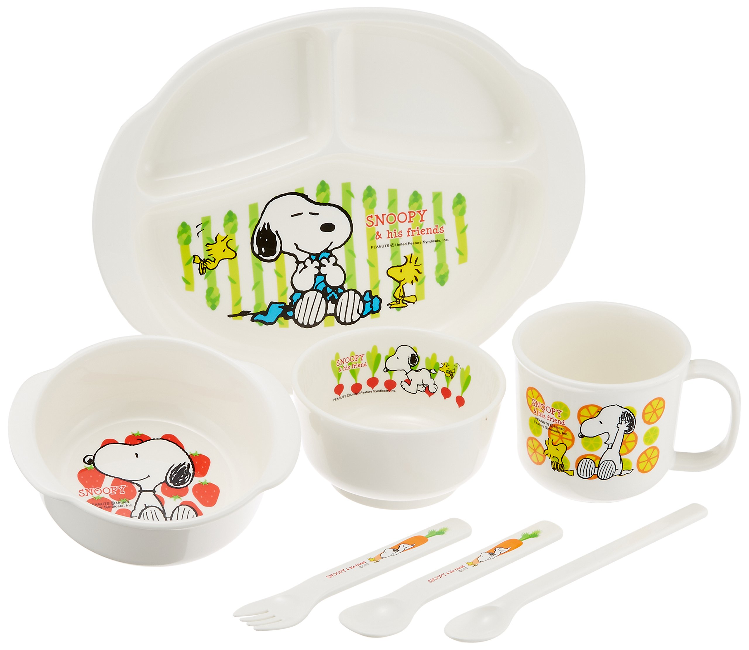 3112SNOOPY食器セット Amazon | リッチェル スヌーピー ベビー食器セット SY-2