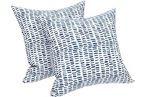 LVTXIII Outdoor Pillow Covers - A Splash of Light Blue Comfort for Your Patio Oasis