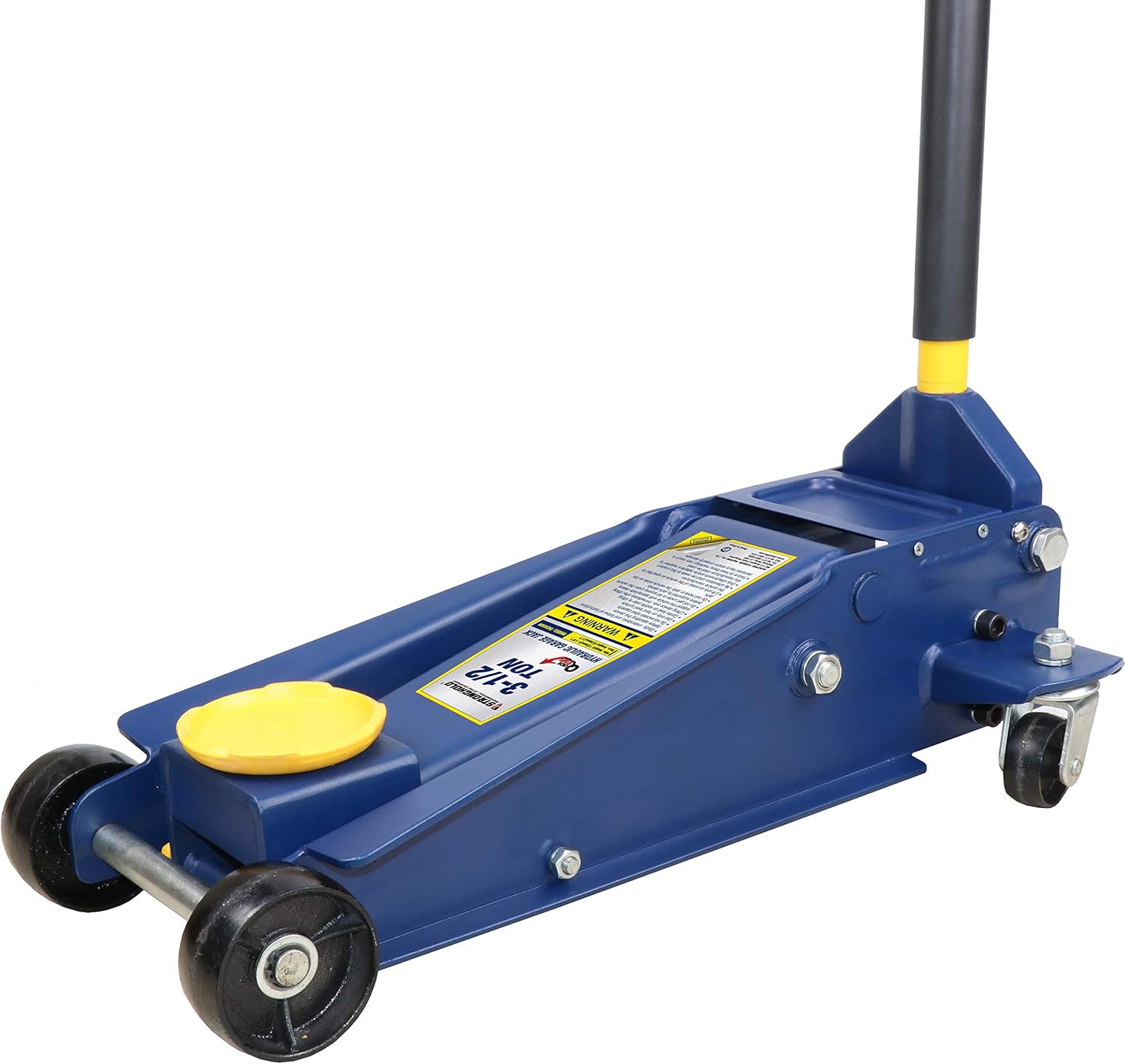 Stronghold Quick Start Floor Jack, Steel, 21" Max. Height