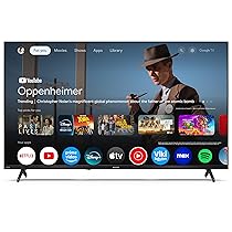 Sharp 40HF3365E – GOOGLE TV, 40″ FHD, FRAMELESS, 60Hz, QLED, Google Assistant con microfono, Chromecast,Bluetooth, Sonido 2x8W, HDMIx3, USBx2, Colore nero