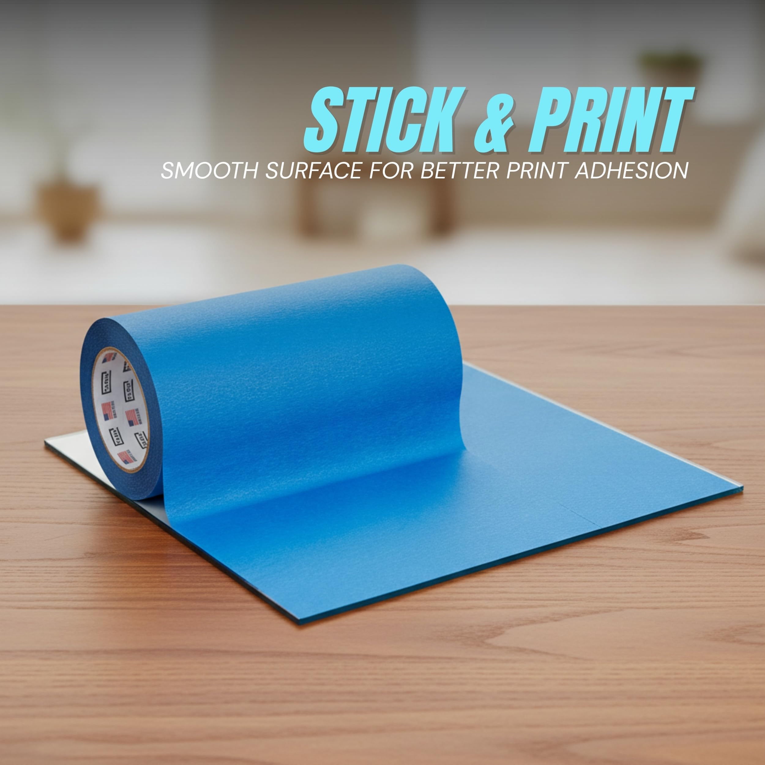 Nastro blu a 9 pollici dei pittori, nastro di mascheratura blu multi-superficie del nastro di stampa 3D 9" x 60 YD