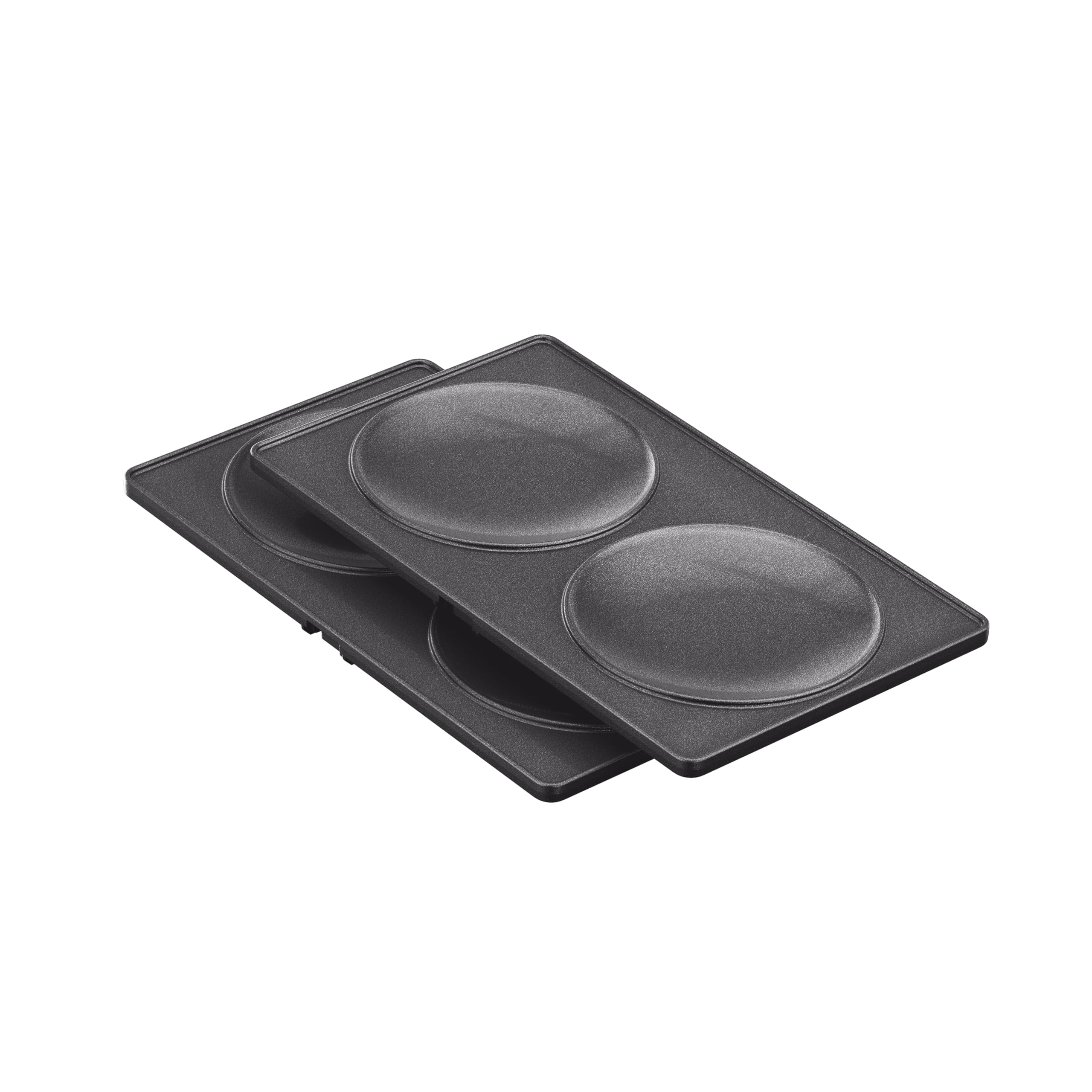 Tefal Snack Collection 2x Pfannkuchen-Platten, clevere Aufbewahrung, vertikales Design, spülmaschinengeeignet, kompatibel mit Snack Collection SW34/SW85/SW86/SW87, inkl. Rezeptbuch, Schwarz XA8110F0