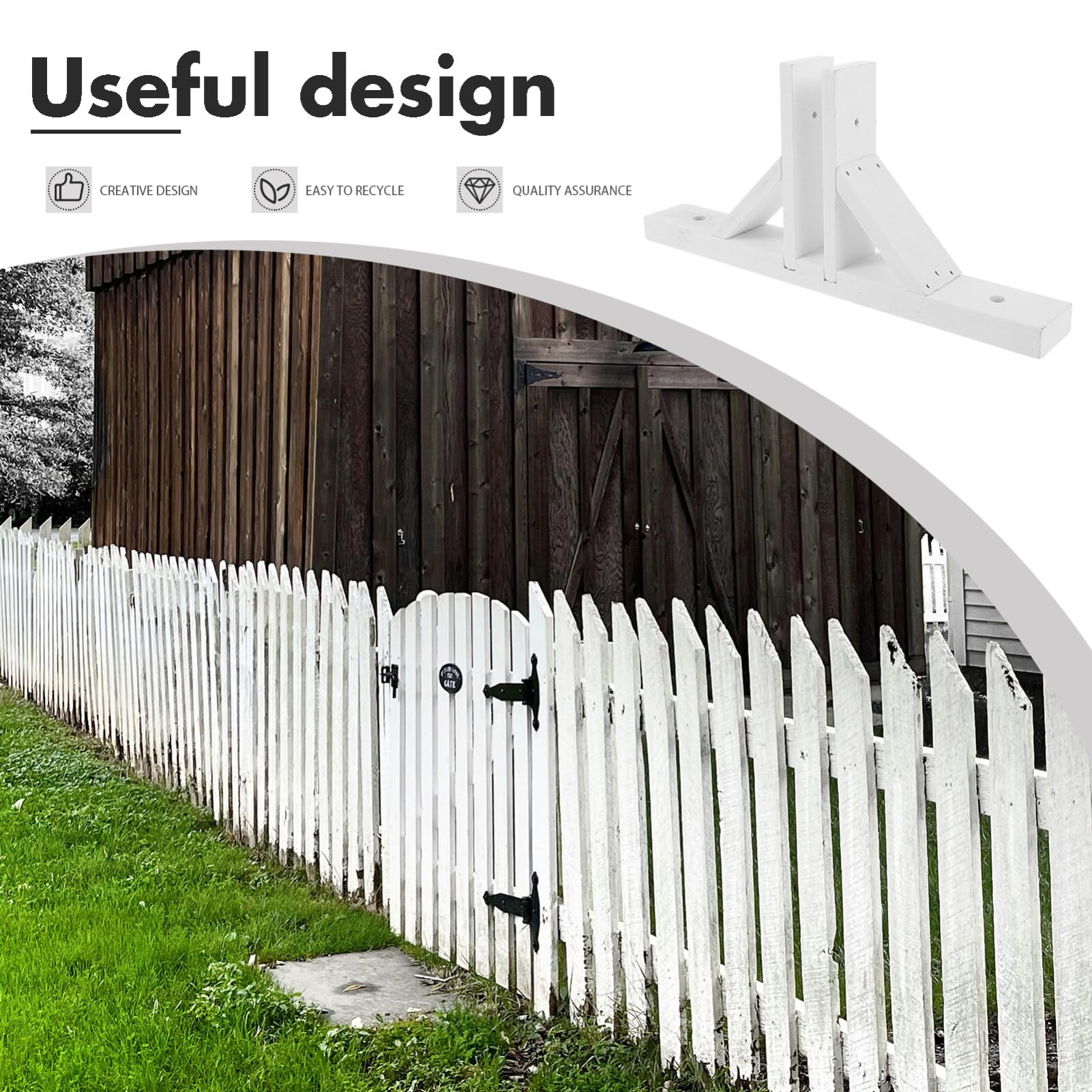 CAXUSD 2 Piezas Valla De Jardín Miniatura Flexible - Decoración Para Paisajismo, Terrarios Y Maquetas (100 Cm)