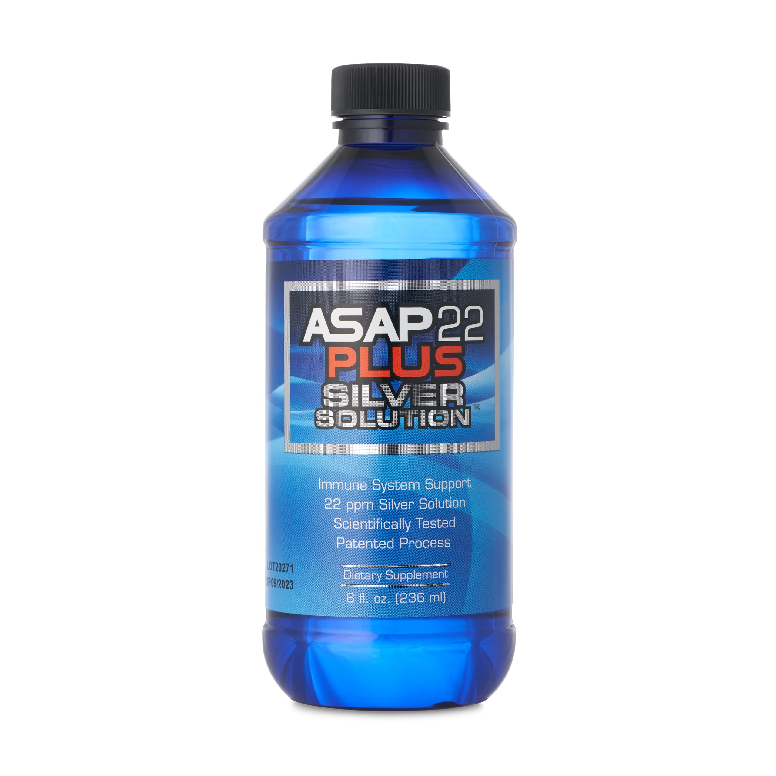 American Biotech LabsASAP 22 Plus Silver Solution - Immune System Support, 22 ppm Silver Solution Dietary Supplement - 8 fl. oz.