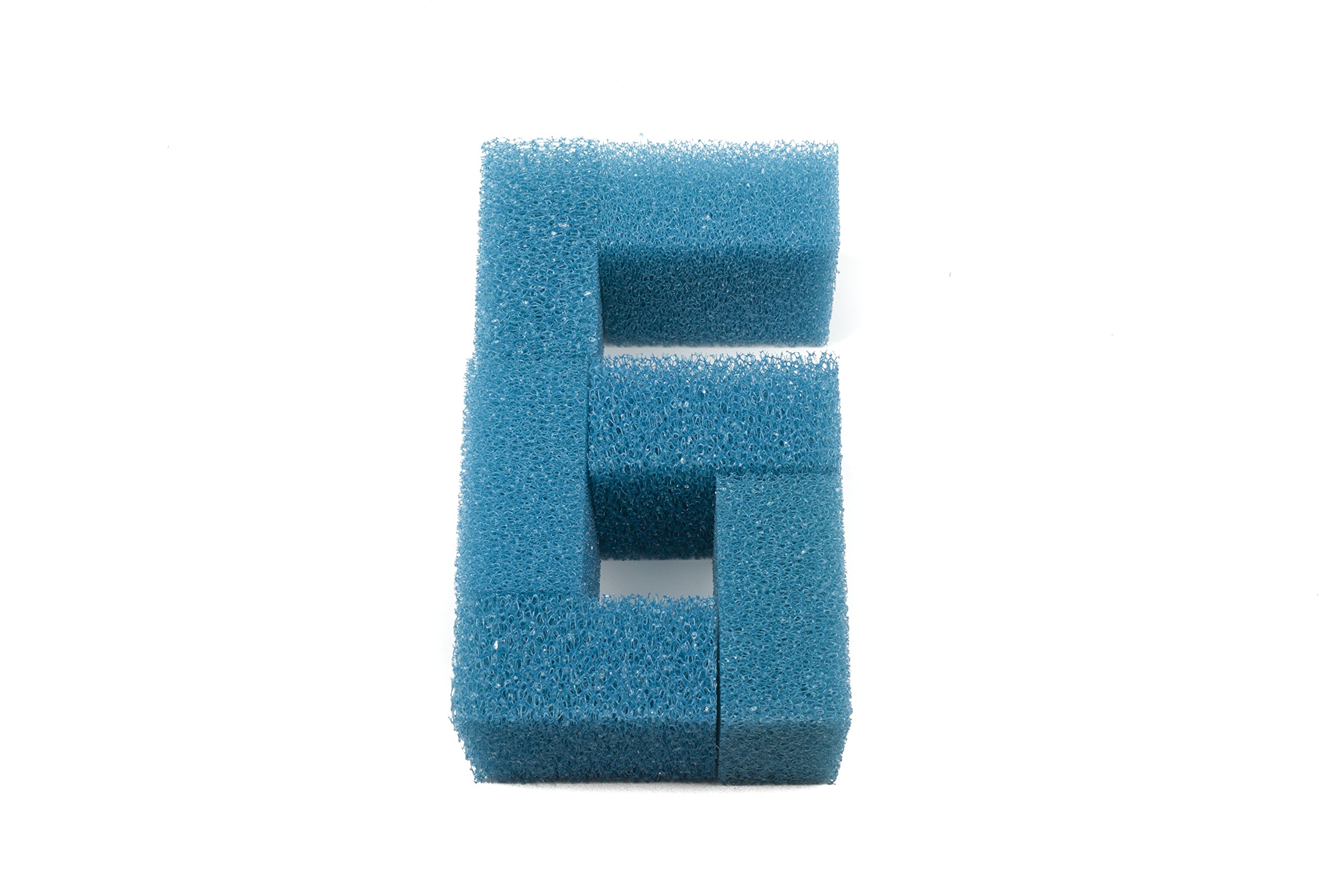 LTWHOME Compatible with Coarse Foam Filter Pads Fish Tanks Juwel Compact/BioFlow 3.0 Filters/M (Pack Of 6)