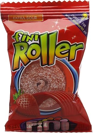 Fini Strawberry Roller Pack of 40