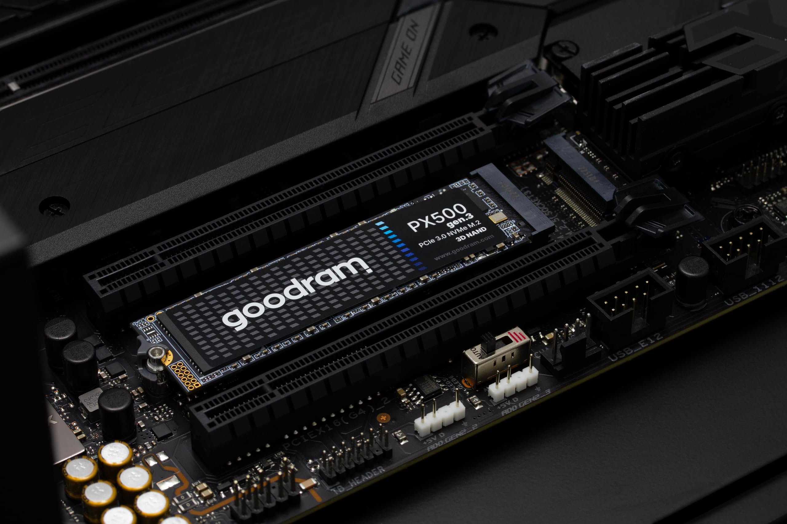 goodram - Disco SSD - PX500 Gen. 3 M.2 - Disco Duro Interno - PCIe Gen. 3 x4 - Formato Compacto 2280 - para Consolas, portátiles - 1 TB