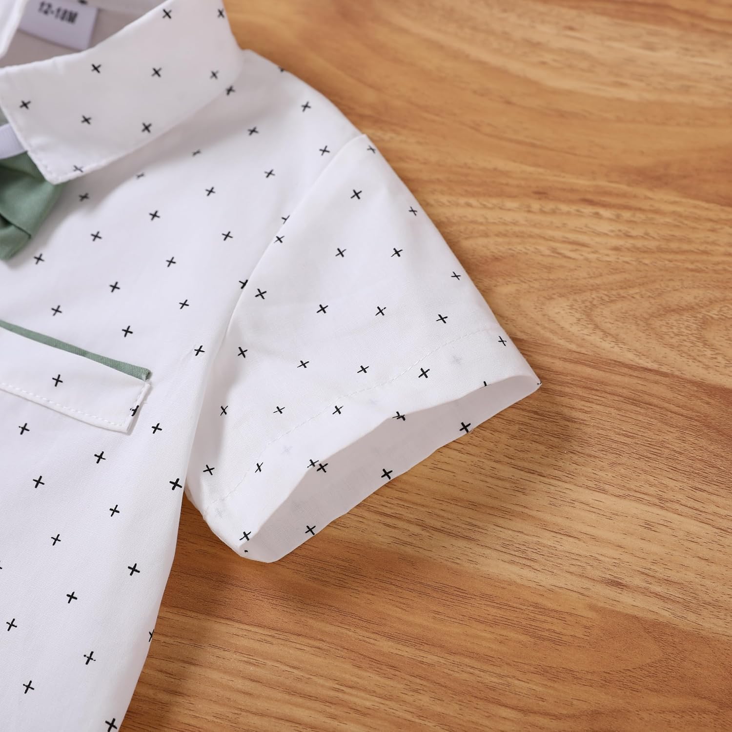 ZOEREA Toddler Baby Boy Clothes 1-5T Boy Gentleman Suit Short Sleeves Shirt +Suspender Pants +Bowtie Toddler Dress Boy Outfit - Image 8