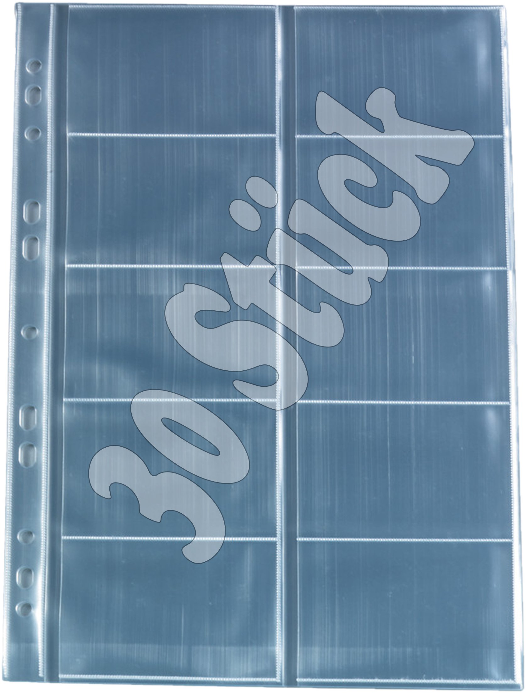 Buste Portabiglietti Herlitz A4 Con 10 Scomparti - Formato Trasparente Per Carte Di Credito E Biglietti - Foto 2