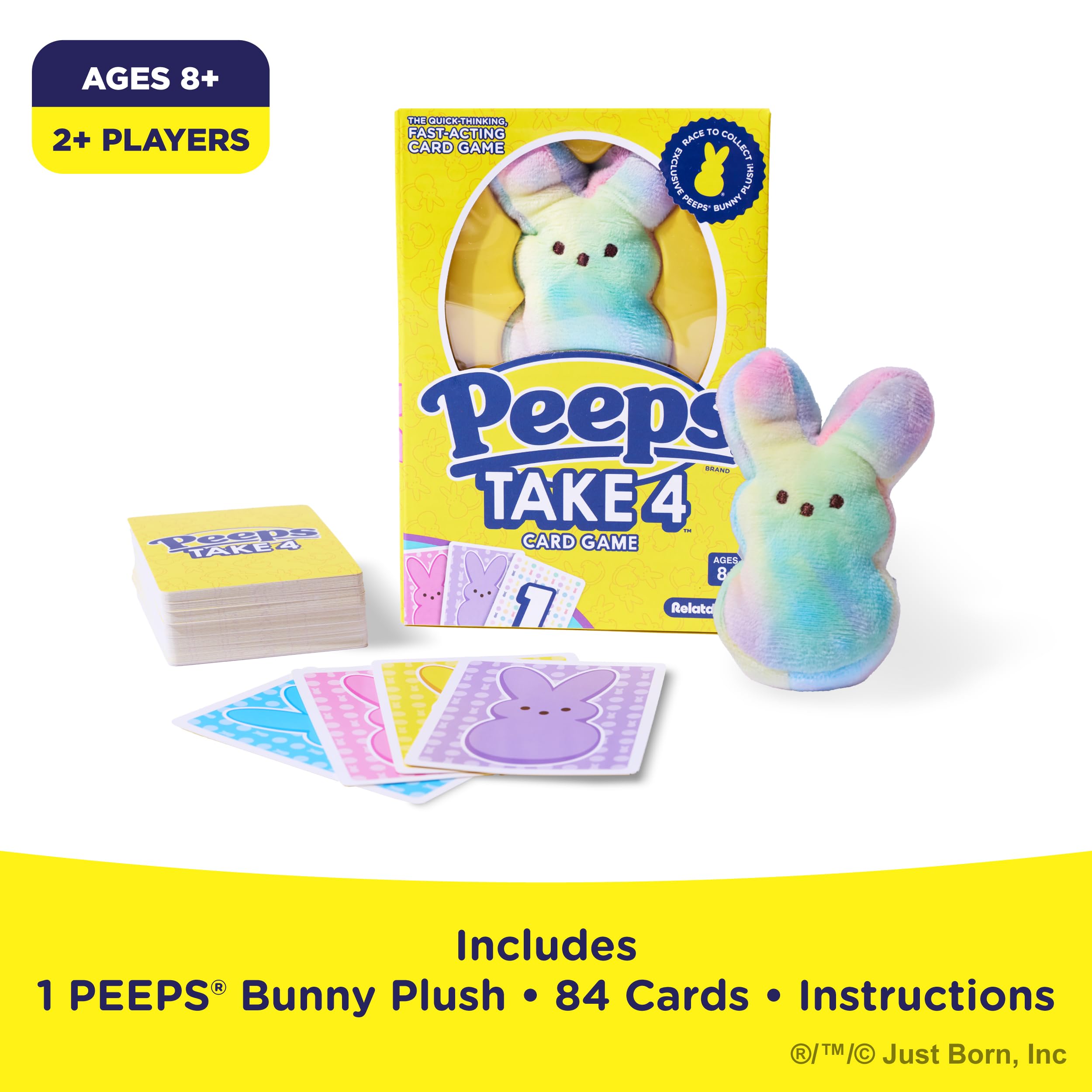 Amazon.com: Peeps® Take 4 by Relatable – Fast, Cute Family Card