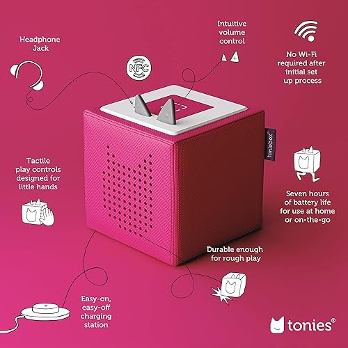 Miniatura 42 de Toniebox - Juego de iniciación con cachorro de tiempo de reproducción, construcción de imaginación, experiencia de escucha digital sin pantalla que