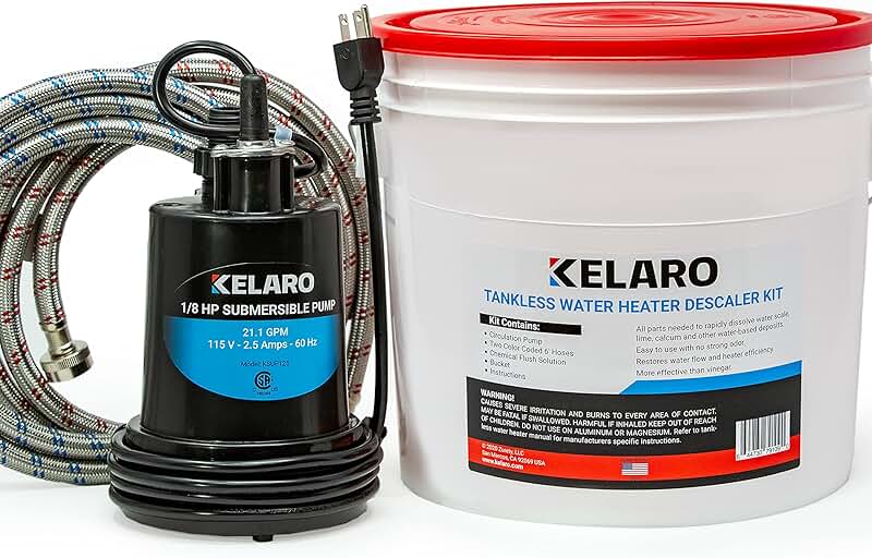 tankless water heater cleaning kit