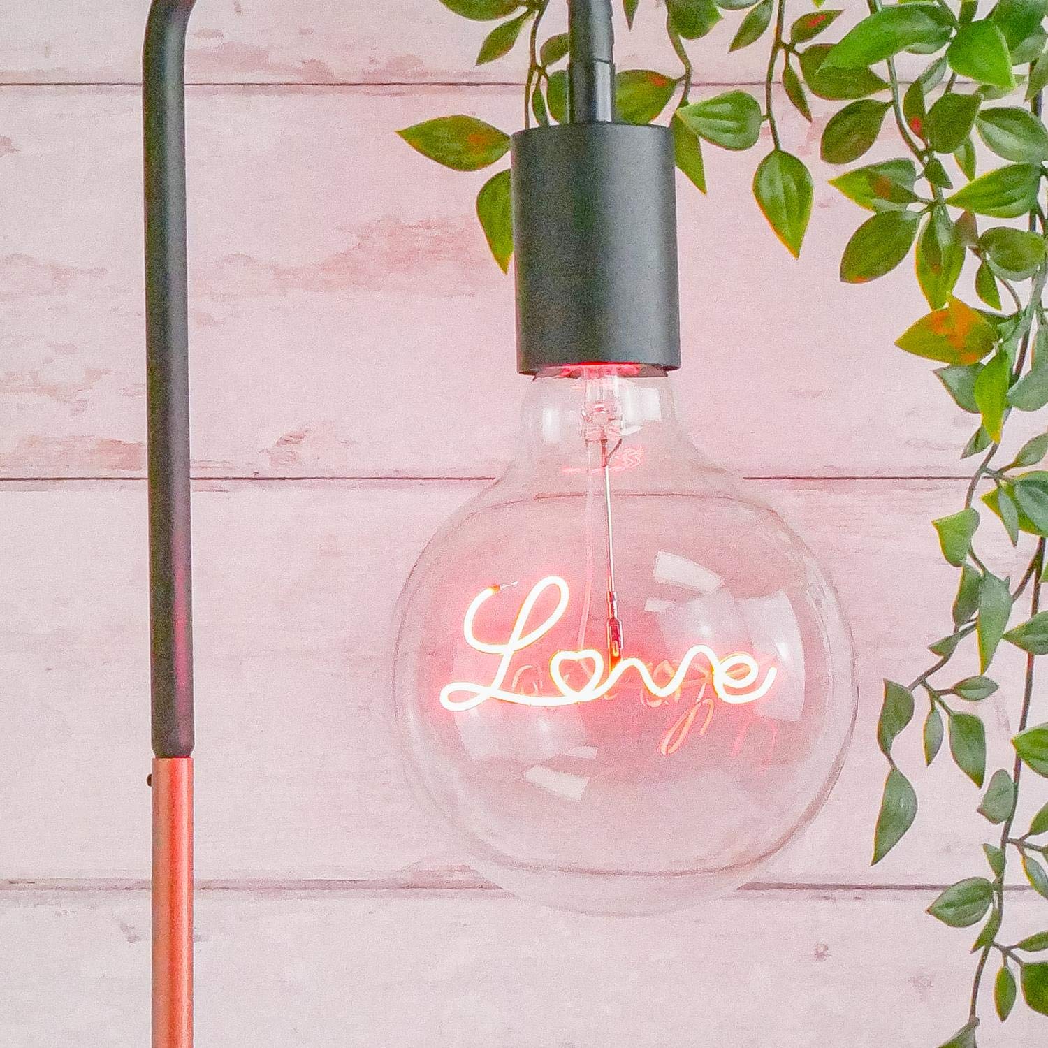SteepletoneRed Love Light Bulb