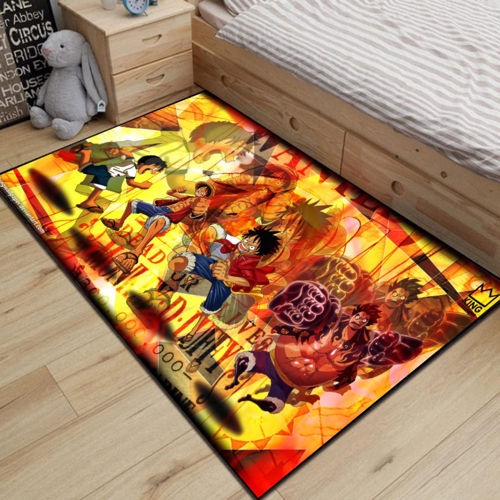 Amazon | ONE PIECE ワンピース 玄関マット 室内 吸水 40x60cm 屋内