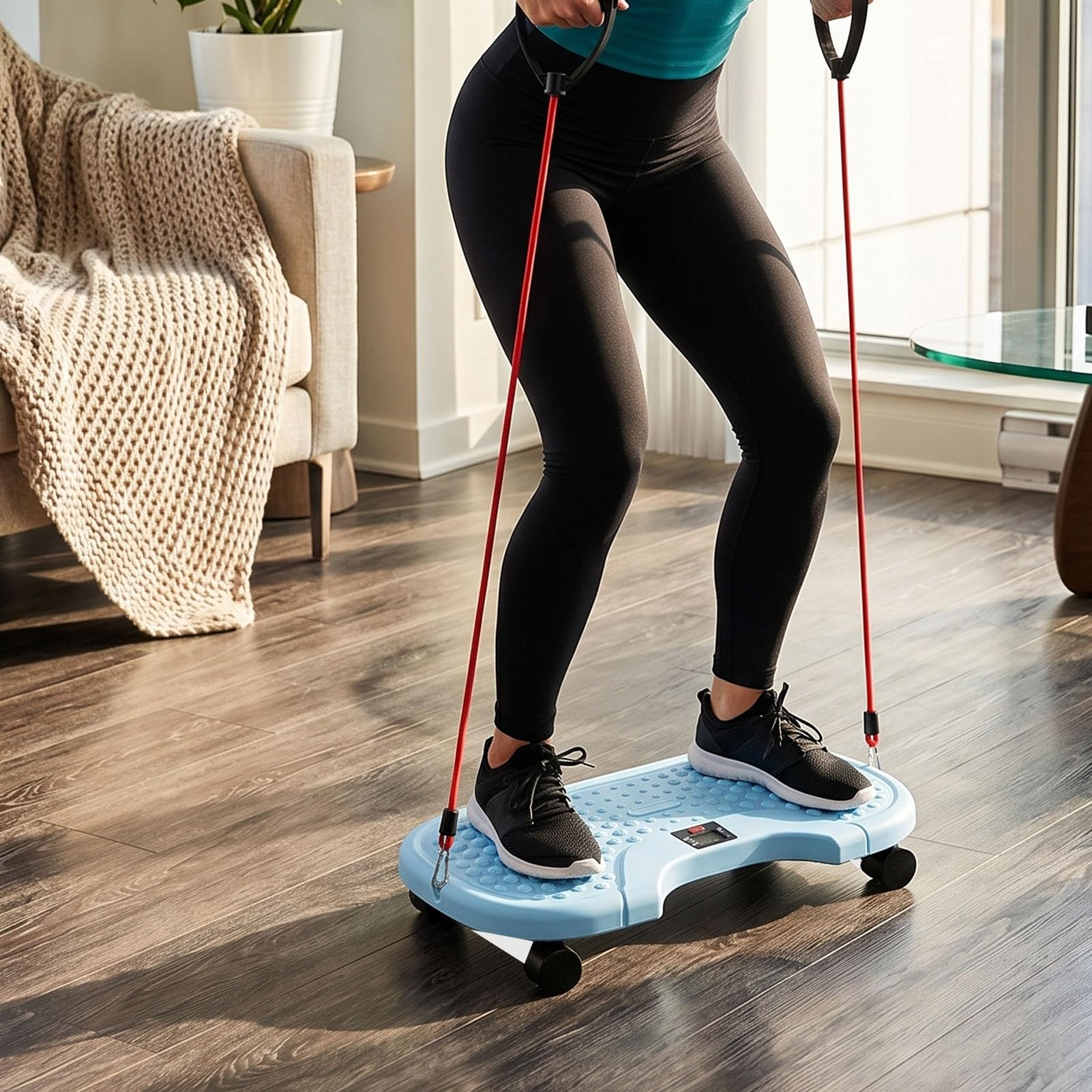 Schimer Máquina de Torsión Abdominal Silenciosa con Velocidad Ajustable,