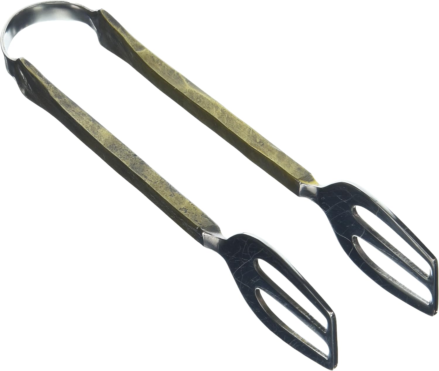Abbott Collection Antiqued Gold Stainless Steel Ice Tongs