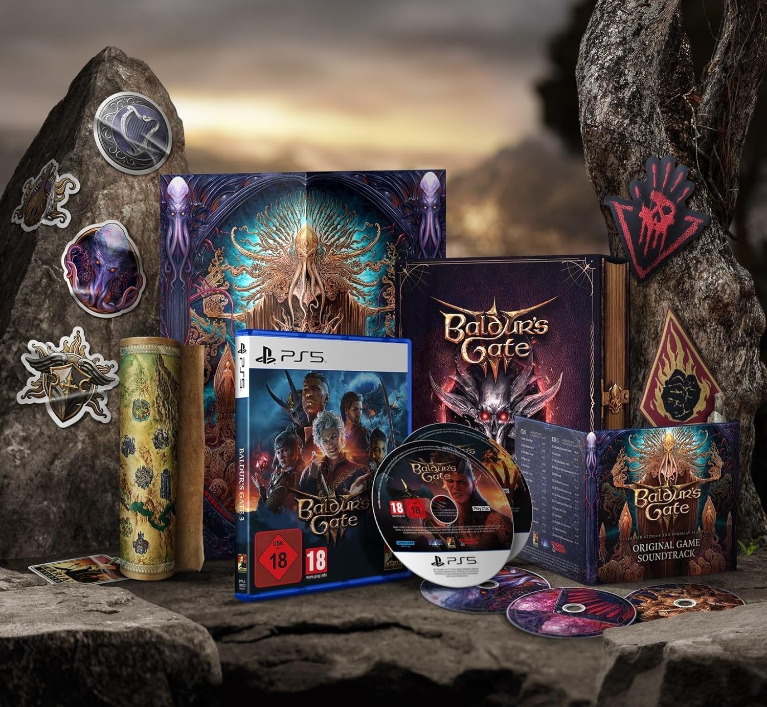 新品パッケージBaldur's Gate PC版 (6枚組) 拡張入りの完全版 Amazon.com: Baldur's Gate 3 PlayStation 5 Big box Deluxe Edition