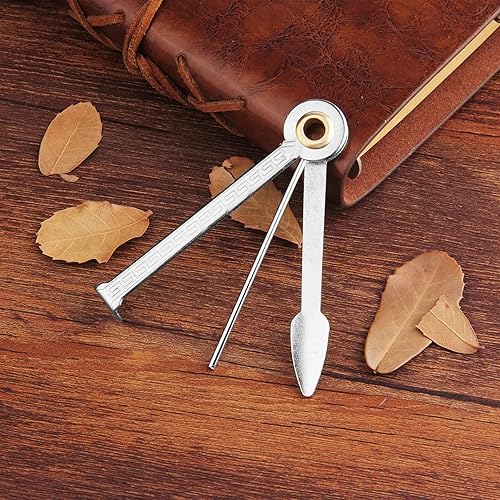 Miniatura 6 de 5 piezas de acero inoxidable 3 en 1 escariadores de pipa de tabaco para fumar herramienta de limpieza para pipas de agua