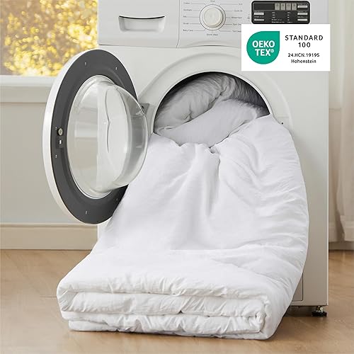 Miniatura 5 de Bedsure Juego edredón suave prelavado individual/individual XL, 365 días, cálido relleno alternativo GentleSoft™, 1 edredón ligero:68x88 pulgadas y