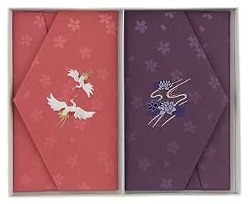 Amazon｜金封ふくさ 慶弔セット エステル桜綸子 P62-758｜慶弔事