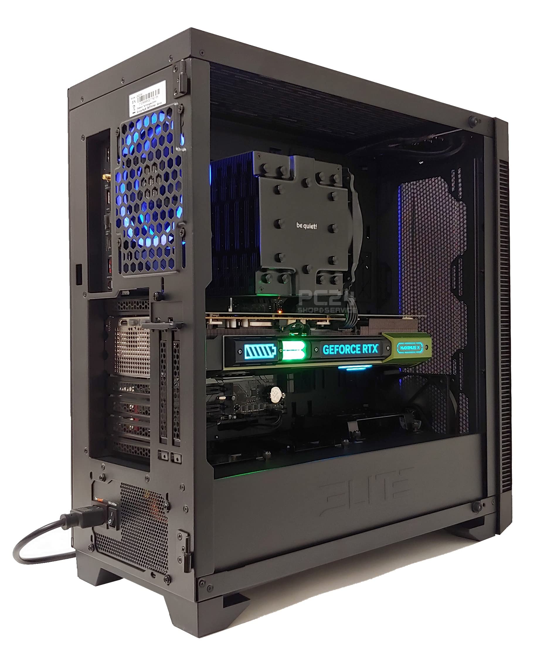 PC24 Gamer PC | Intel Core Ultra 9 285K | 2000GB M.2 990 PRO SSD + 4TB M.2 SSD | nVidia GF RTX 5080 mit 16GB RAM | 128GB DDR5 PC6000 RAM | Gigabyte Z890 AORUS Elite WIFI7 | Windows 11 Pro - 5