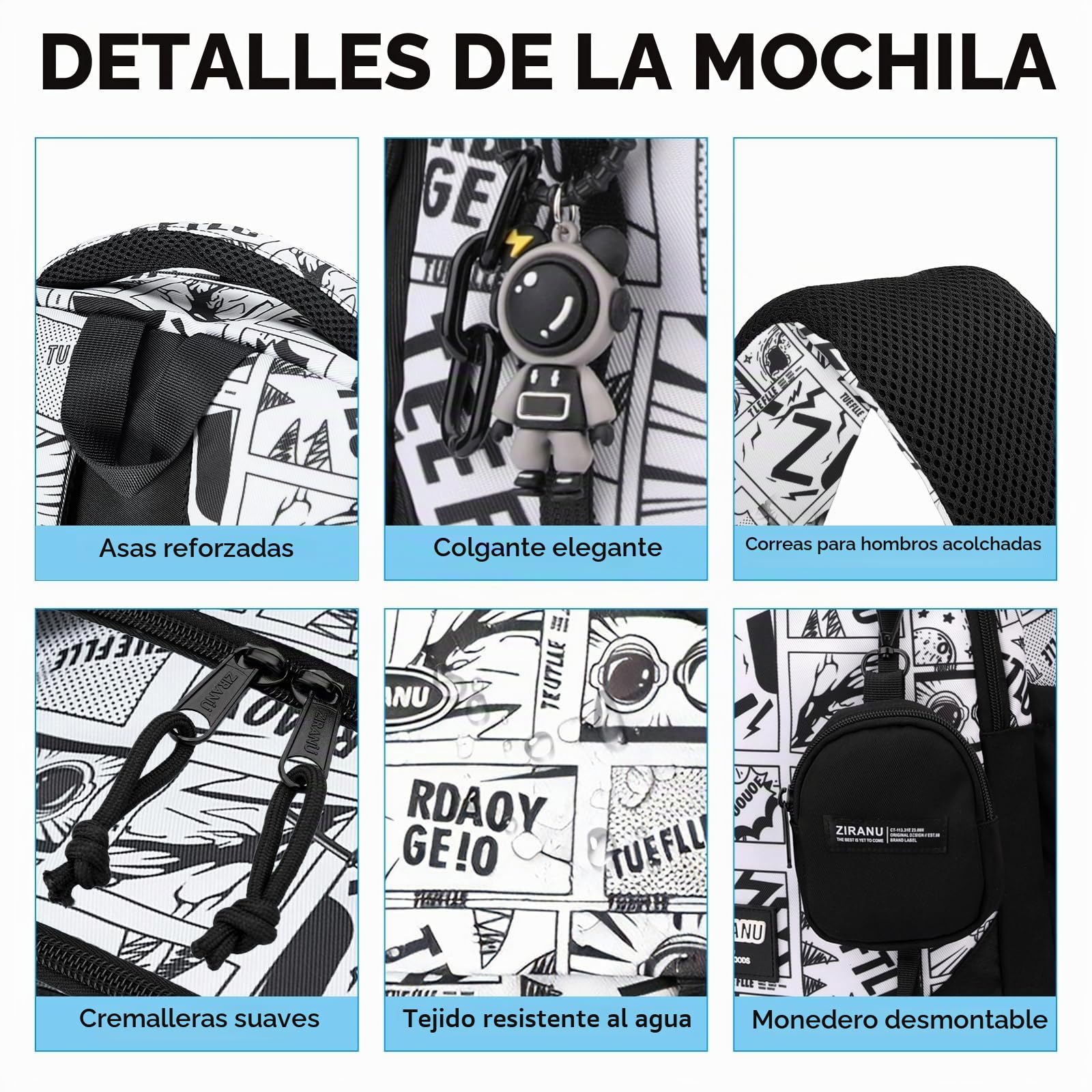 Amythe Mochila Escolar con Ruedas Adolescente, Moda para Laptop 15.6"