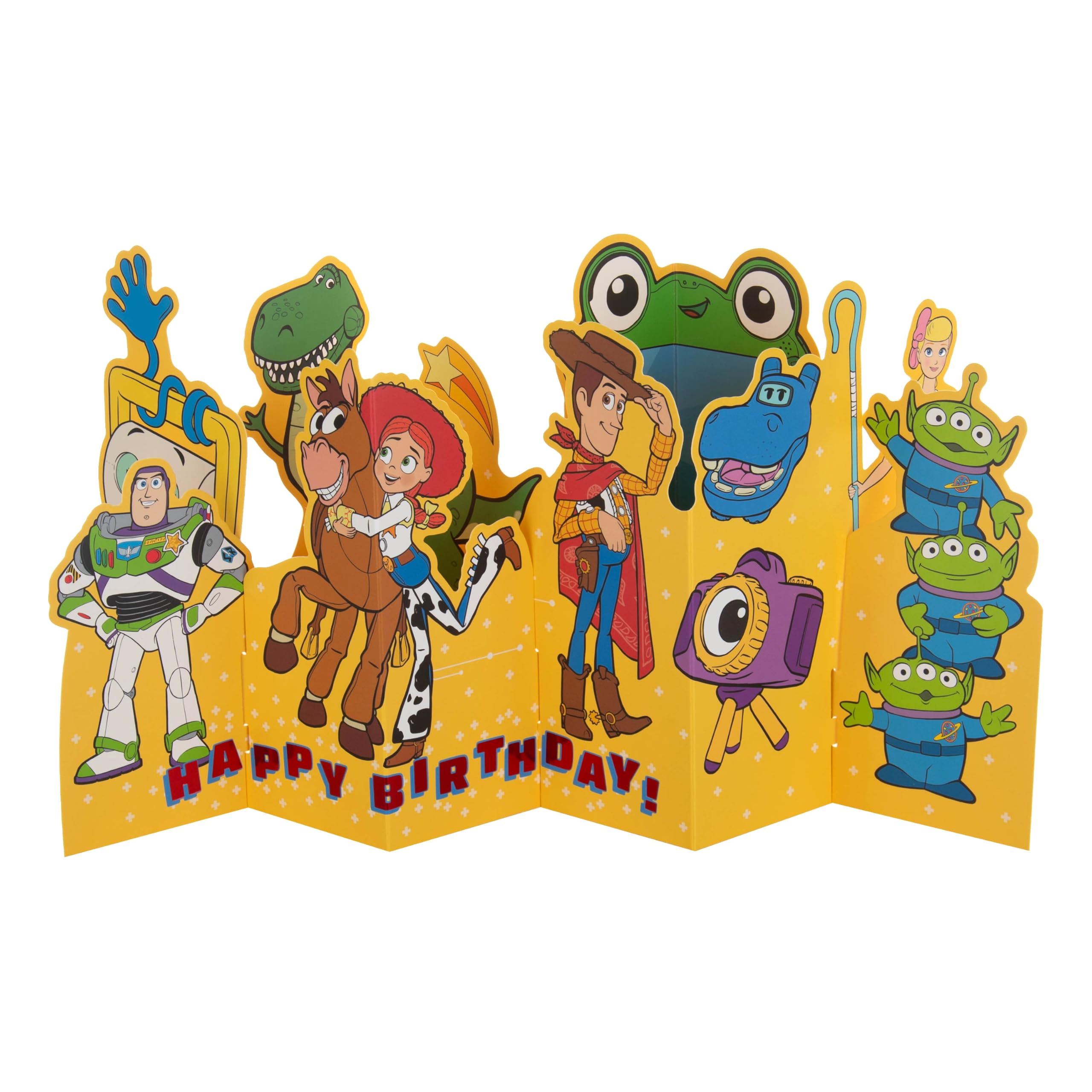 Hallmark Disney Pixar Toy Story 5 Fold-Out 3D Birthday Card for Kids