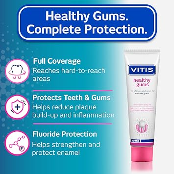 Vitis Gingival Toothpaste 100ml - 2 Pack