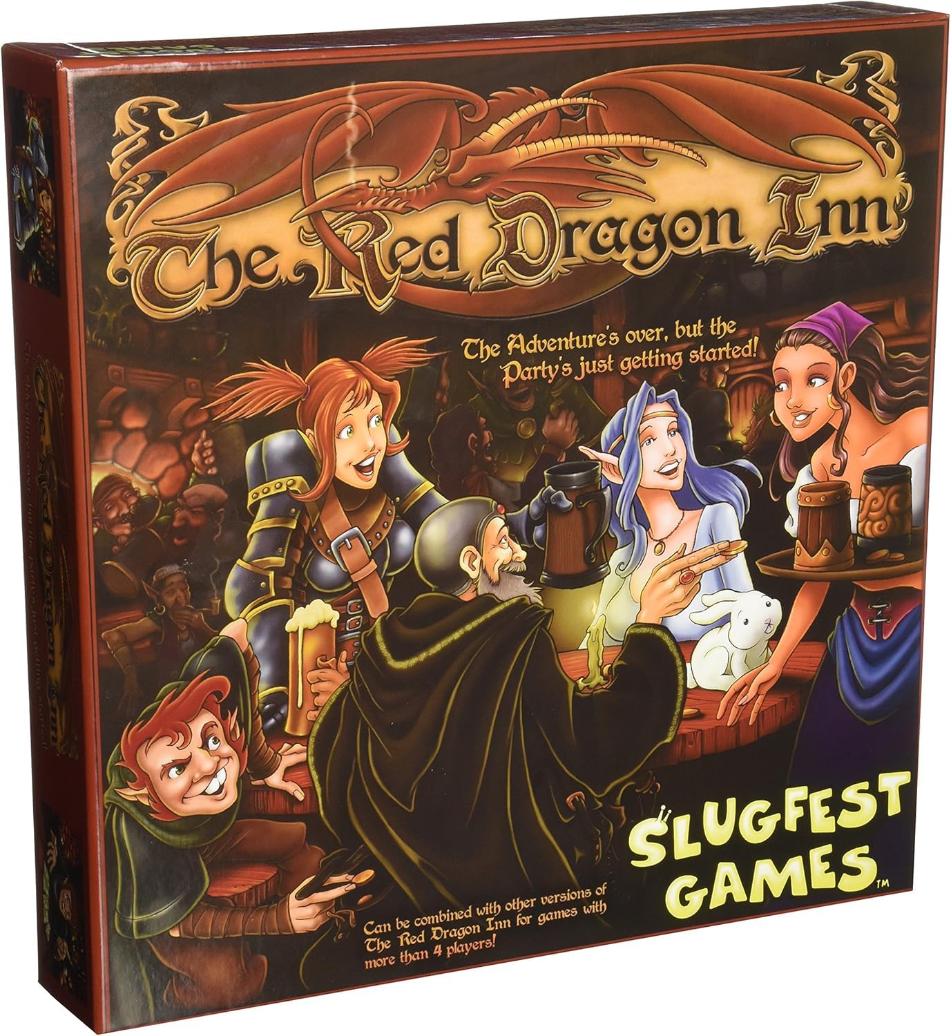 Red Dragon Inn, Strategy Board Game, Base Game, Compatible with Any of the Expansions, 30 to 60 Minute Play Time, 2 to 4 Players, For Ages 13 and up