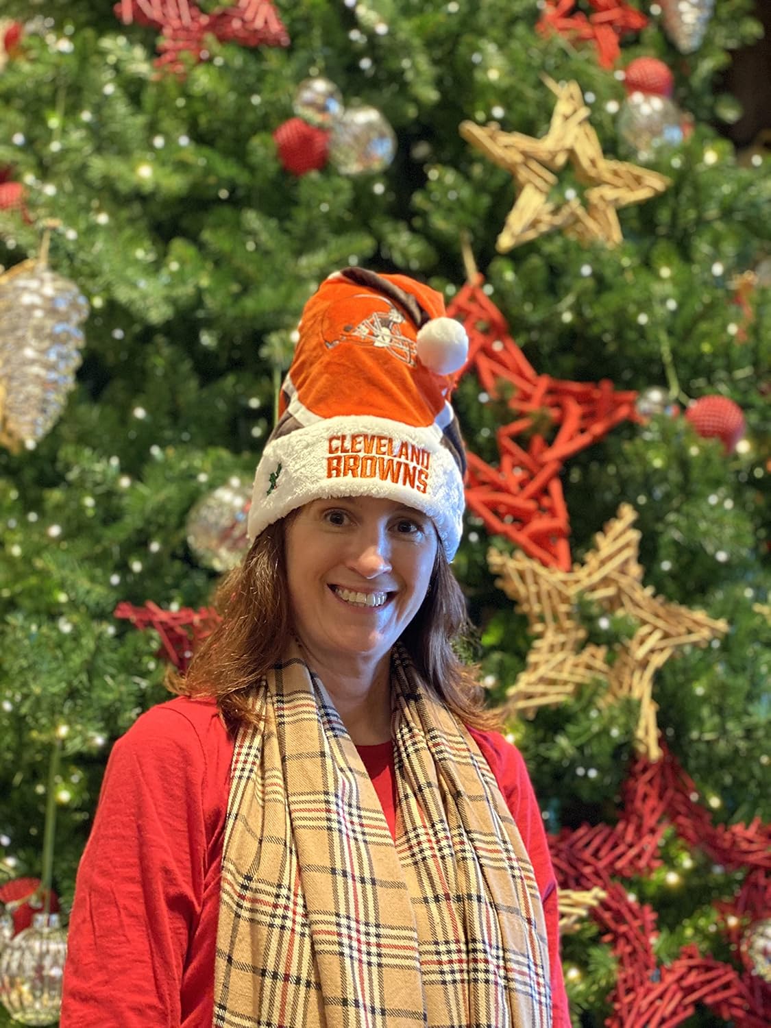 FOCO NFL Colorblock Santa Hat– Limited Edition Hat– Show Your Team Spirit with Officially Licensed Football Holiday Fan Gear - Image 2