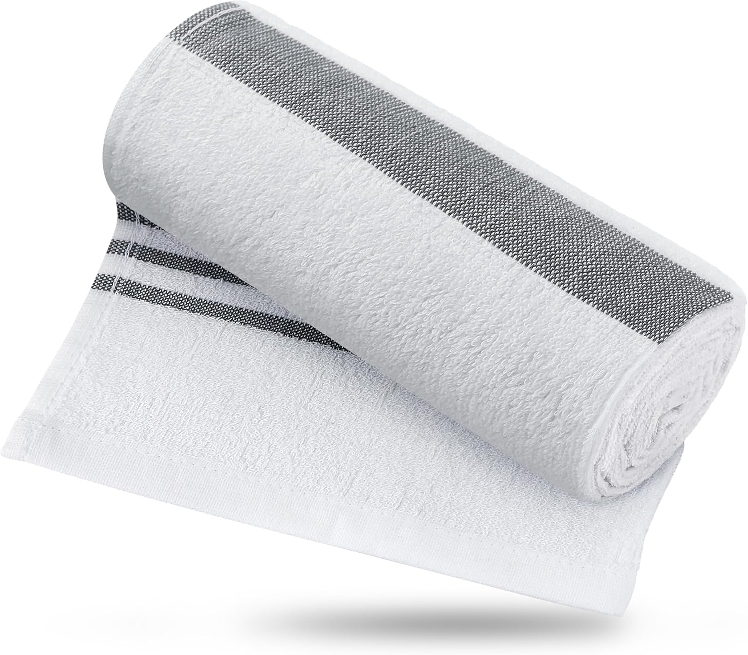 Zumi MINI 100% Cotton Camping Travel Towel - Small, Ultralight, Fast Drying, Highly Absorbent, Soft and Gentle on The Skin, Safe for The Planet (28" x 13" White)
