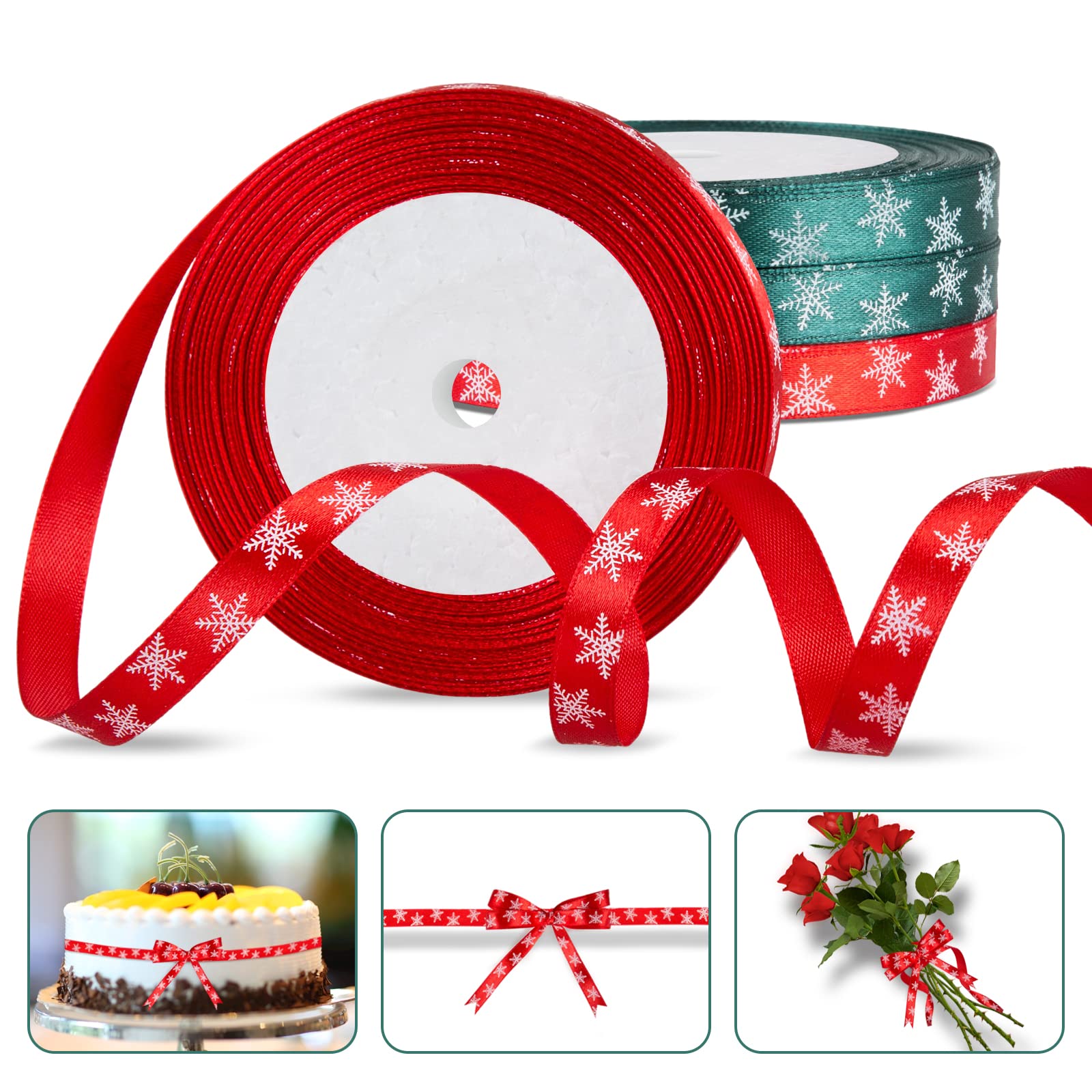 10 Rouleaux De Ruban Satin 25mm Ruban De Soie Rubans De Couleur Ruban Satin Mariage Celebrate Ruban De Noël Coupable Rubans,L - Maison