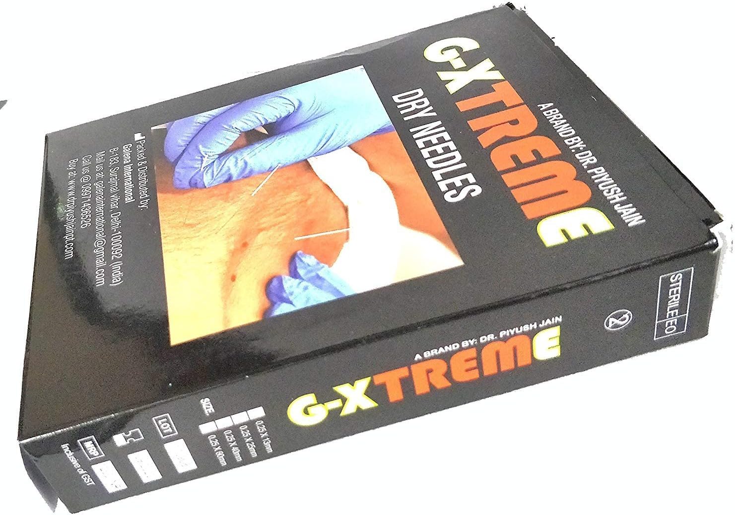 Gxtreme Dry Needling Sterile Needles Clinical Set with guide tube 140 assorted needles